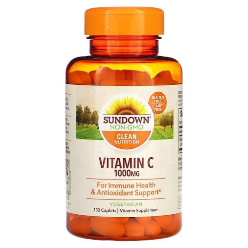 Sundown Naturals, Витамин C, 1000 мг, 133 капсулы #1