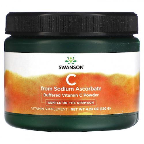 Swanson, Витамин C из аскорбата натрия, 120 г (4,23 унции) #1