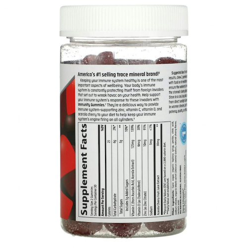 Trace Minerals ®, Жевательные конфеты Complete Immunity, вишня, 60 жевательных конфет #1
