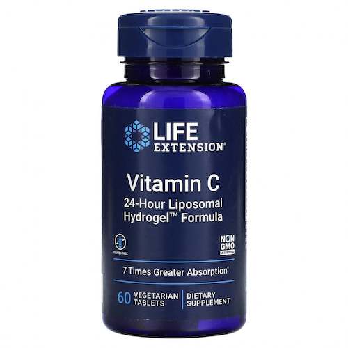 Life Extension, Витамин C, 60 вегетарианских таблеток #1