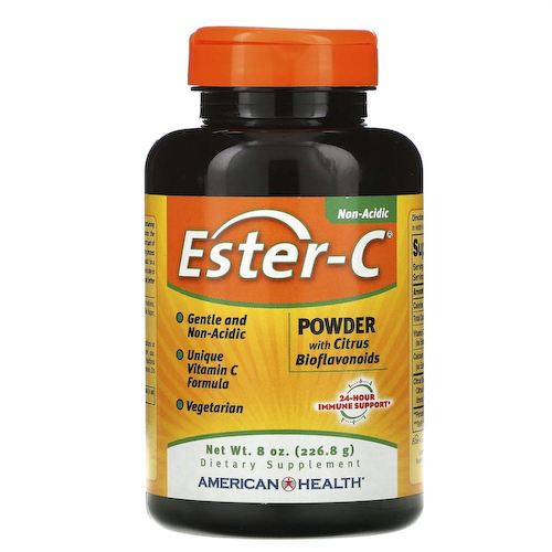 American Health, Ester-C, порошок с цитрусовыми биофлавоноидами, 226,8 г (8 унций) #1