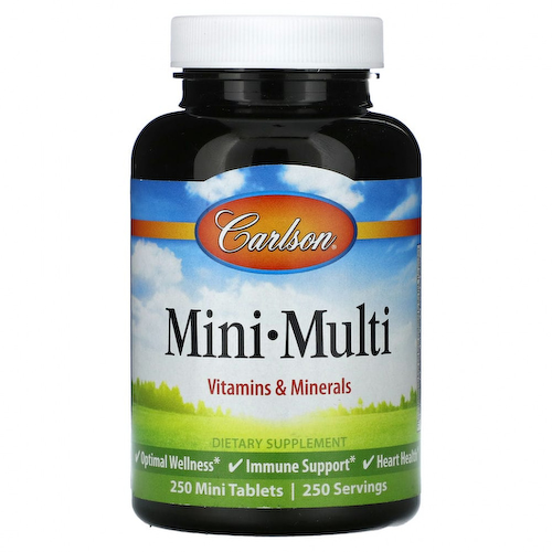 Carlson, Mini Multi, 250 мини-таблеток #1
