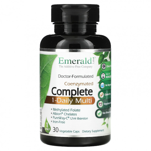Emerald Laboratories, коферментный мультивитаминный комплекс, прием 1 раз в день, 30 вегетарианских капсул #1
