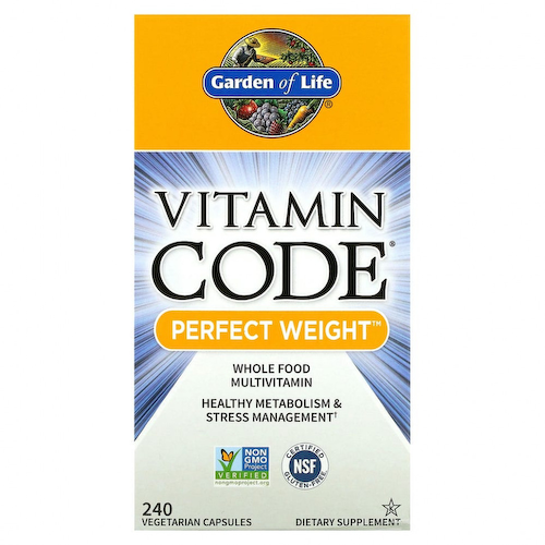 Garden of Life, Vitamin Code, Perfect Weight, 240 вегетарианских капсул #1