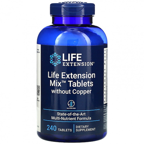 Life Extension, комплекс таблеток без меди, 240 таблеток #1