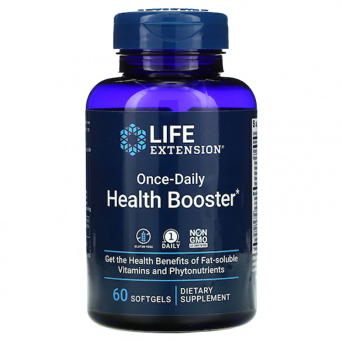 Life Extension, Once-Daily Health Booster, 60 мягких таблеток #1