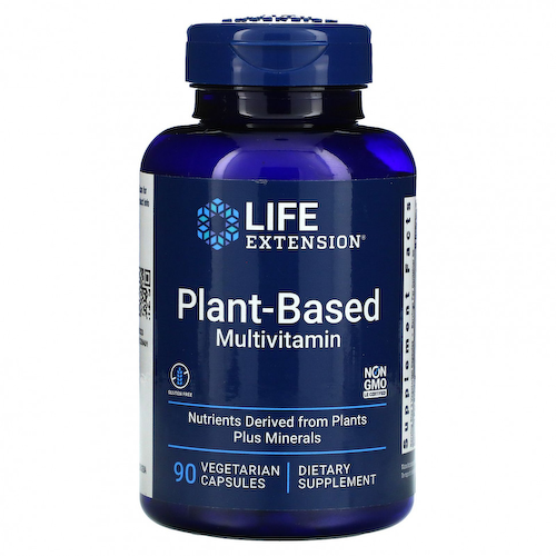Life Extension, растительные мультивитамины, 90 вегетарианских капсул #1