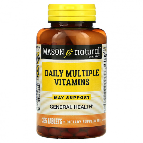 Mason Natural, Daily Multiple Vitamins, 365 таблеток #1