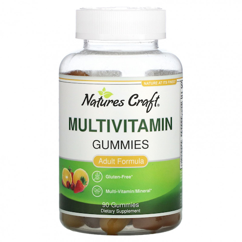 Natures Craft, Мультивитаминные жевательные таблетки, 90 жевательных таблеток #1