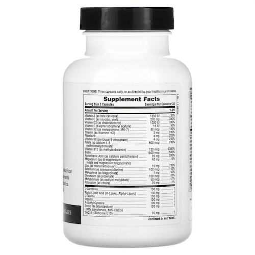 NaturesPlus, KetoLiving, ежедневные мульти, 90 капсул #1