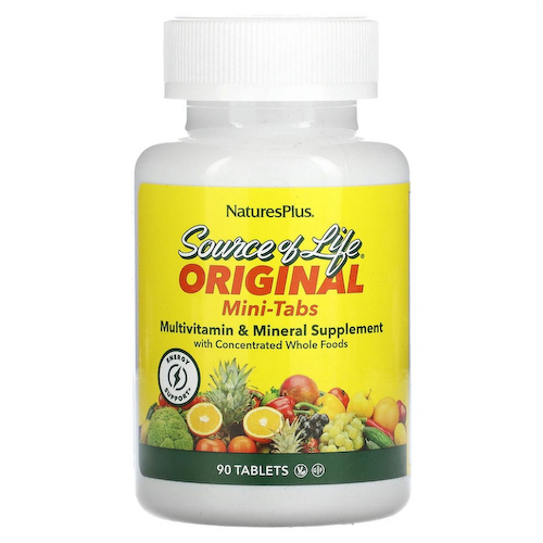 NaturesPlus, Source Of Life, Multi-Vitamin & Mineral Supplement, 90 Mini-Tablets #1
