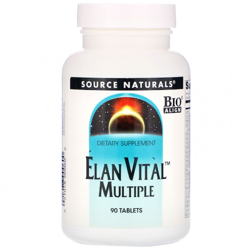 Source Naturals, Elan Vital Multiple, 90 таблеток #1