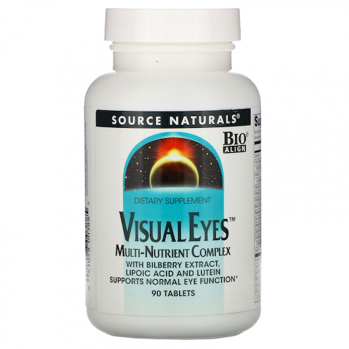 Source Naturals, Visual Eyes, мульти-питательный комплекс, 90 таблеток #1
