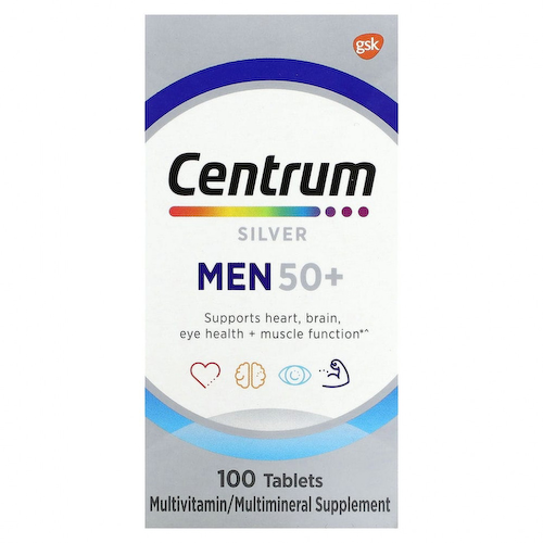 Centrum, Серебряные таблетки для мужчин старше 50 лет, 100 таблеток #1