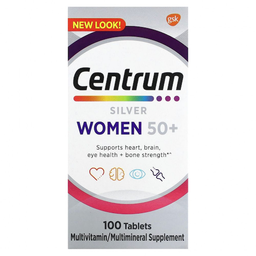 Centrum, Серебряные таблетки для женщин старше 50 лет, 100 таблеток #1