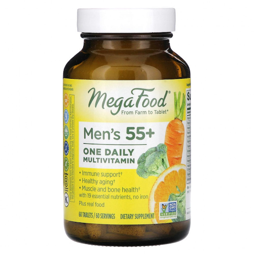 MegaFood, One Daily, добавка для мужчин старше 55 лет, 60 таблеток #1
