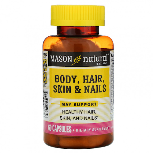 Mason Natural, Тело, волосы, кожа и ногти, 60 капсул #1