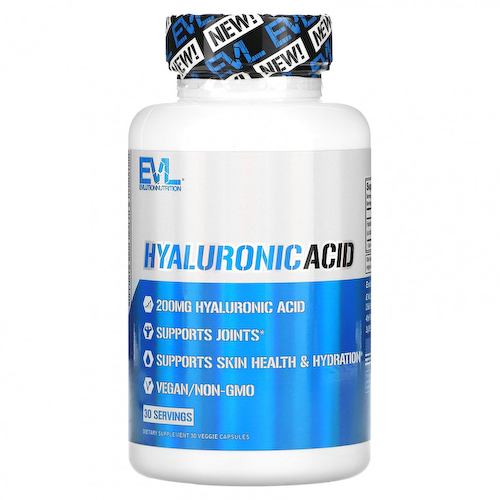 EVLution Nutrition, Гиалуроновая кислота, 200 мг, 30 растительных капсул #1