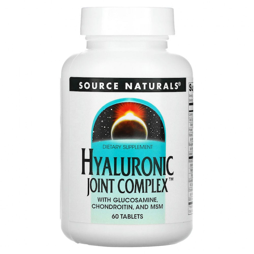 Source Naturals, гиалуроновый комплекс для суставов, 60 таблеток #1