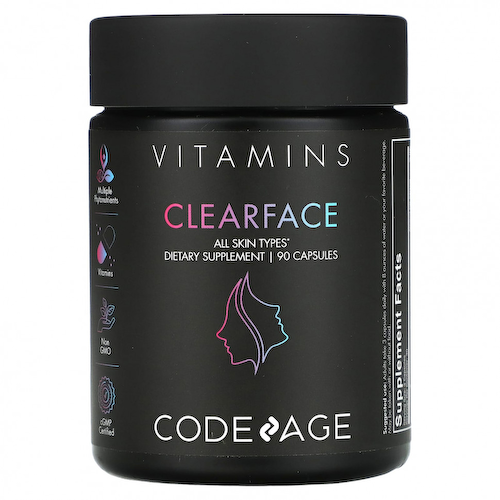 Codeage, Vitamins, Clearface`` 90 капсул #1