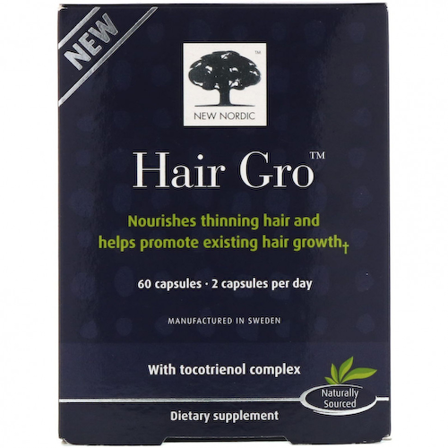 New Nordic, Hair Gro, 60 капсул #1