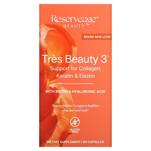 ReserveAge Nutrition, Tres Beauty 3, 90 капсул #1