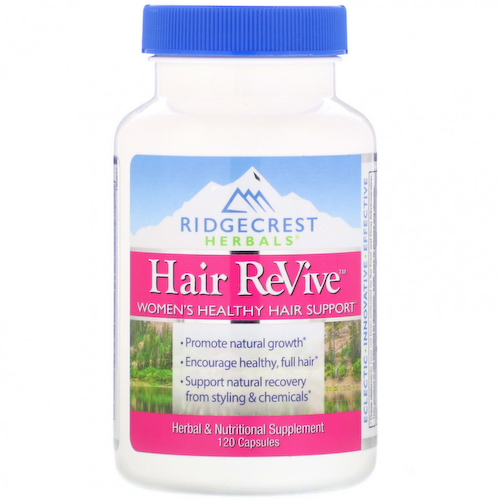 RidgeCrest Herbals, Hair ReVive, 120 капсул #1