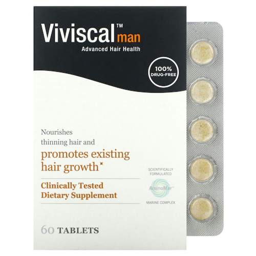 Viviscal, Man Advanced Hair Health, 60 таблеток #1
