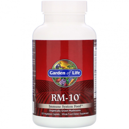 Garden of Life, RM-10, Immune System Food, добавка для укрепления иммунитета, 120 вегетарианских капсул #1