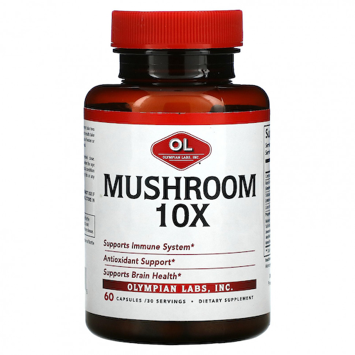 Olympian Labs, Mushroom 10X, 60 капсул #1