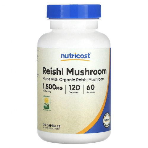 Nutricost, Гриб рейши, 750 мг, 120 капсул #1