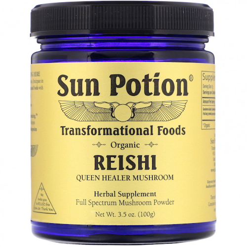 Sun Potion, Органические грибы рейши в виде порошка, 100 г #1