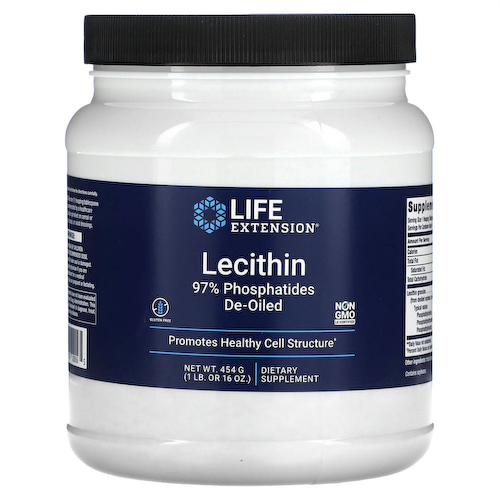 Life Extension, лецитин, 454 г (16 унций) #1