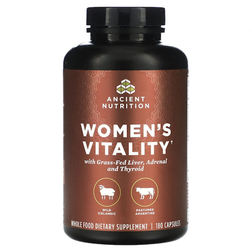 Dr. Axe / Ancient Nutrition, Women's Vitality, 180 капсул #1
