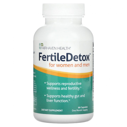 Fairhaven Health, FertileDetox, добавка для детоксикации для женщин и мужчин, 90 капсул #1