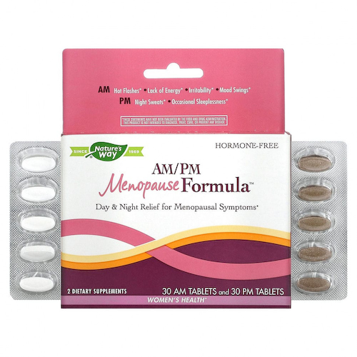 Nature's Way, AM/PM Menopause Formula, женское здоровье, 60 таблеток #1