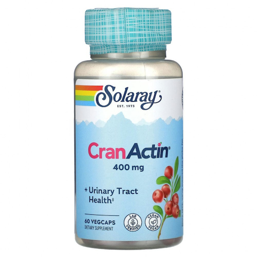 Solaray, CranActin, 400 мг, 60 вегетарианских капсул #1