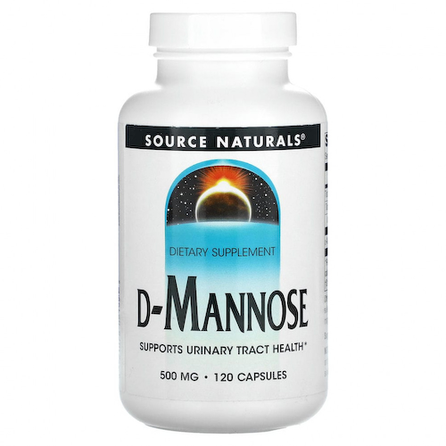 Source Naturals, D-манноза, 500 мг, 120 капсул #1