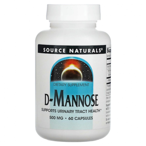 Source Naturals, D-манноза, 500 мг, 60 капсул #1