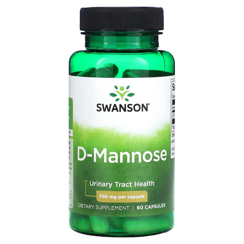 Swanson, D-манноза, 700 мг, 60 капсул #1