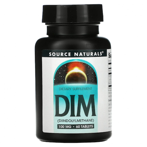 Source Naturals, DIM (дииндолилметан), 100 мг, 60 таблеток #1