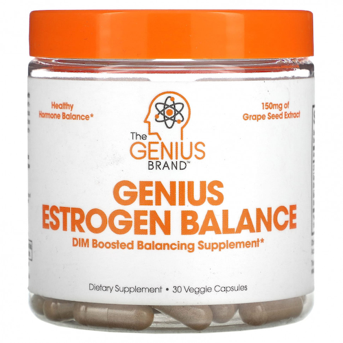 The Genius Brand, Genius Estrogen Balance, 30 растительных капсул #1