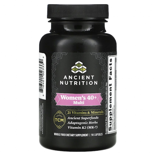 Dr. Axe / Ancient Nutrition, Ancient Multi, для женщин от 40 лет, 90 капсул #1