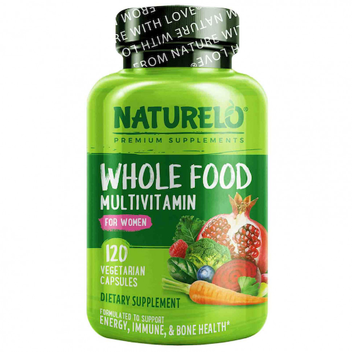 NATURELO, мультивитамины из цельных продуктов для женщин, 120 вегетарианских капсул #1