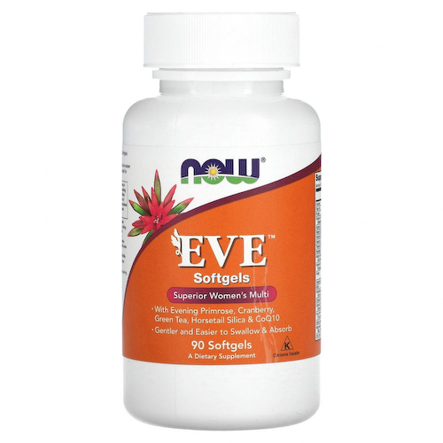 NOW Foods, EVE, превосходные мультивитамины для женщин, 90 мягких таблеток #1