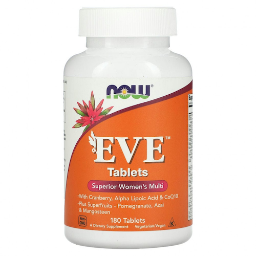 NOW Foods, Таблетки Eve, Улучшенный мультивитаминный комплекс для женщин, 180 таблеток #1