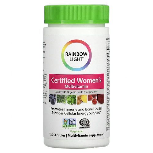 Rainbow Light, Сертифицированный Women's Multivitamin, 120 вегетарианских капсул #1
