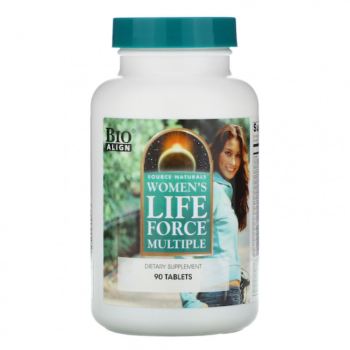 Source Naturals, Мультивитамины для женщин «Life Force», 90 таблеток #1