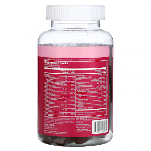 Vital Proteins, Мультивитамины для женщин, малина, 90 жевательных таблеток #1