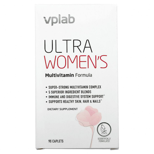 Vplab, Ultra Women’s, мультивитамины для женщин, 90 капсул #1